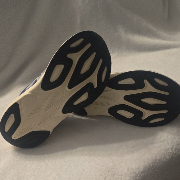 New Balance Blue and Cream Athletic Sneakers - Picture 4 of 4